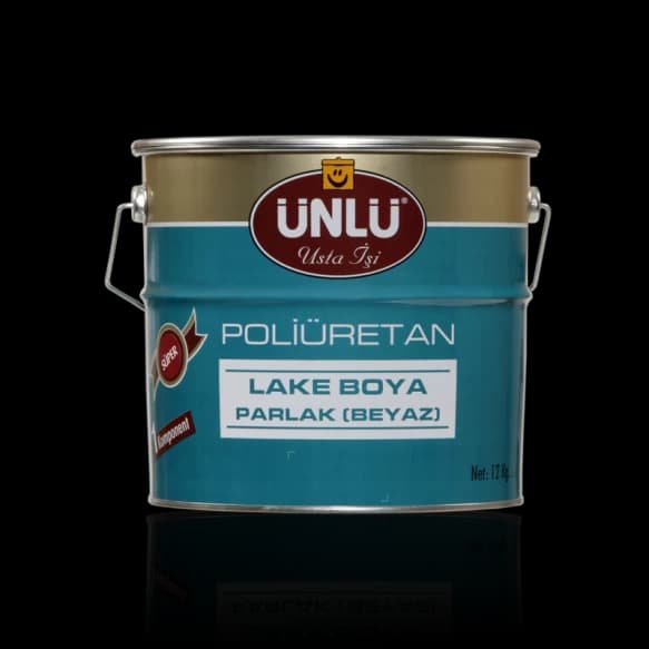 Poliüretan Süper Lake Boya Parlak Beyaz