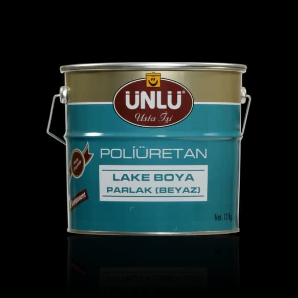 Poliüretan Lake Boya Parlak Beyaz