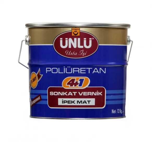 X-Ray Poliüretan 4+1 İpek Mat Vernik