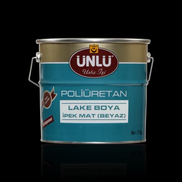Poliüretan Lake Boya İpek Mat Beyaz